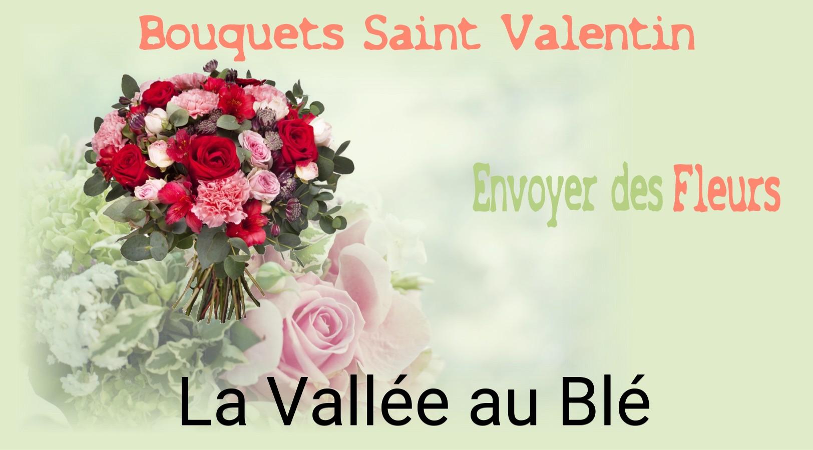 Roses de Saint-Valentin livrées à La Vallée-au-Blé